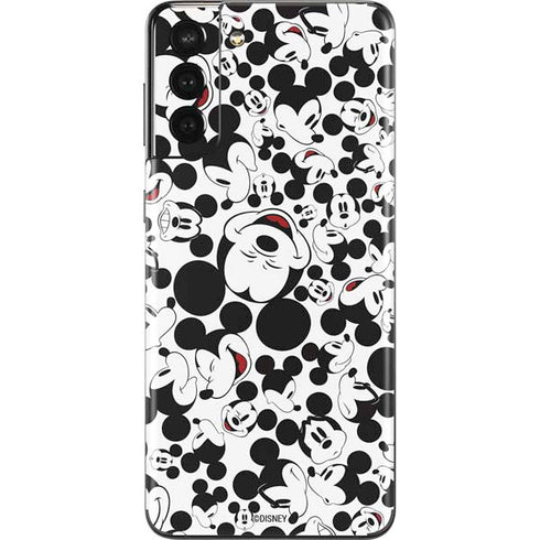 Disney Mickey Mouse Face Pattern Galaxy S21 Plus 5G Skin